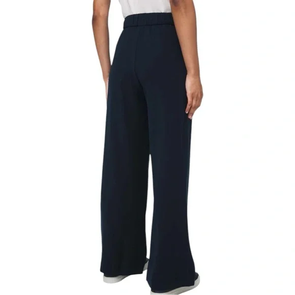 Lululemon Noir Wide Leg Pants In True Navy Size 10 - Picture 2 of 7